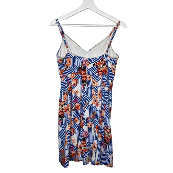 Anna Grace Dress Womens Medium Mini Sundress Floral Boho Cottage Summer Casual - Picture 7 of 12
